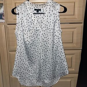 Alfani Black Polka Dot Blouse